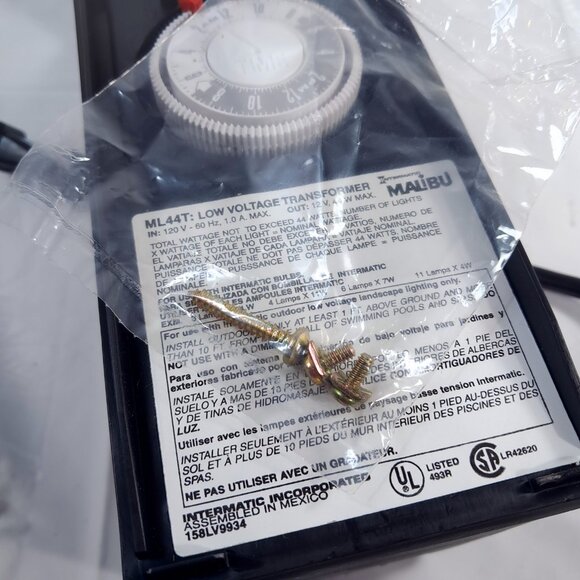 Intermatic Malibu 44 Watt ML44T Low Voltage Landscape Light Transformer - Picture 9 of 9